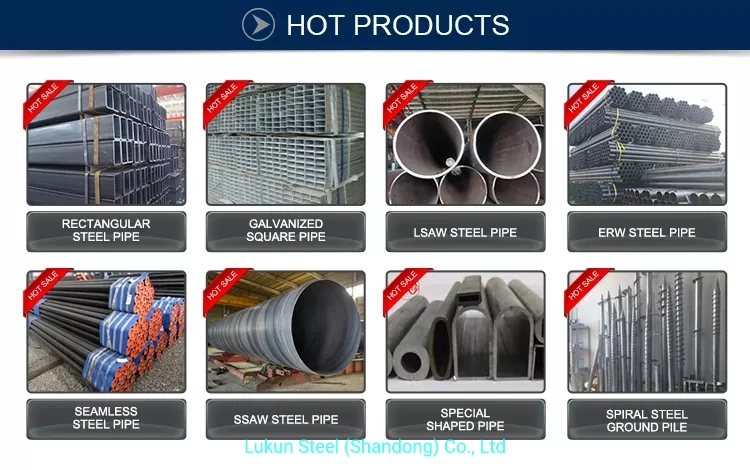 Structure Round Pipe Hot Rolled Hollow Section Seamless Pipe and Tube