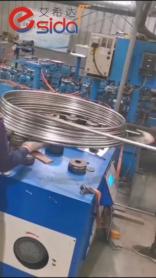 원활한 스테인레스 스틸 코일 튜브